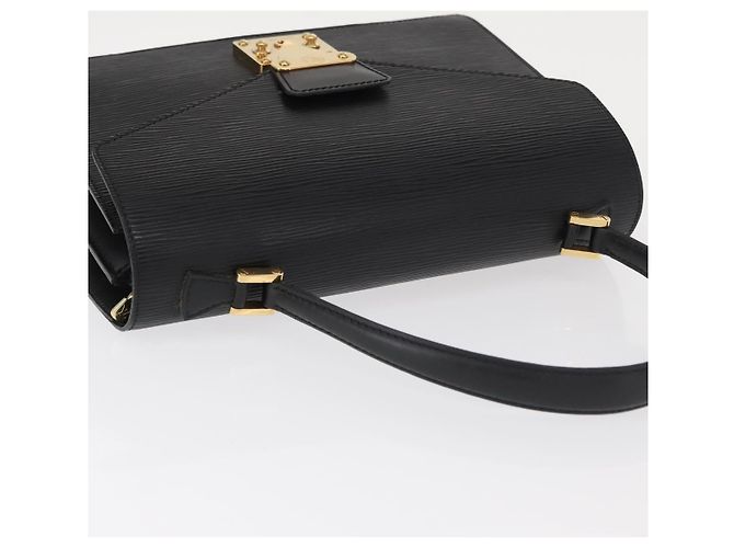 LOUIS VUITTON Borsa a Mano Epi Concorde Nera M52132 LV Auth ka091 Nero - vista 6