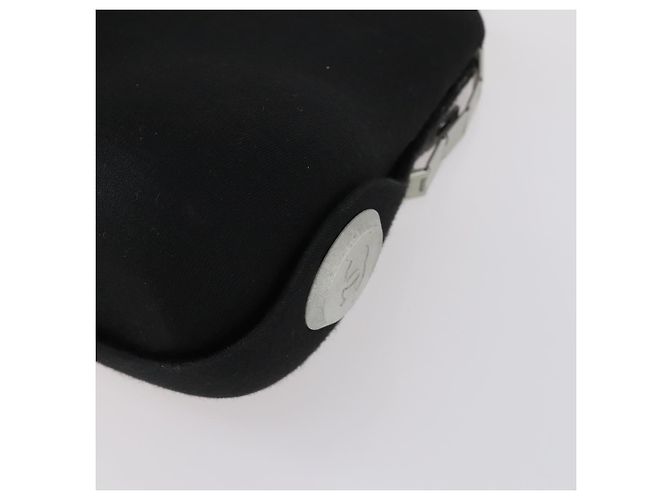Borsa a vita CHANEL Borsa a spalla in cotone 2 in 1 Nera CC Auth bs30575 Nero - vista 16