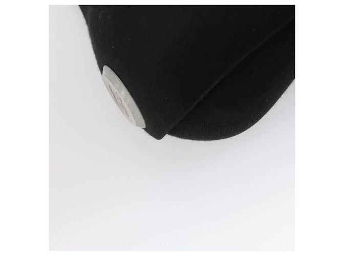 Borsa a vita CHANEL Borsa a spalla in cotone 2 in 1 Nera CC Auth bs30575 Nero - vista 19