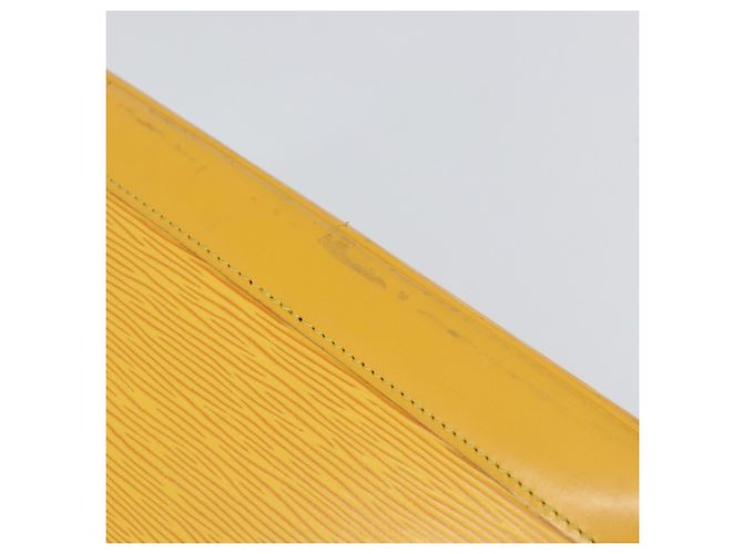 LOUIS VUITTON Borsa a Mano Epi Alma Gialla M52149 LV Auth 153501 Giallo - vista 10