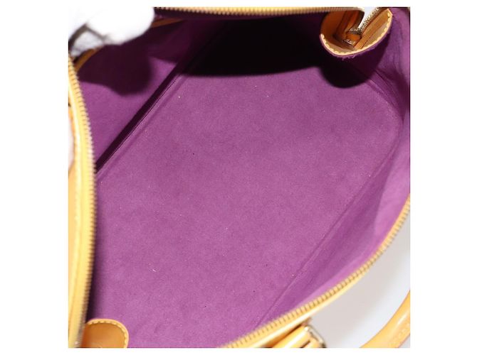 LOUIS VUITTON Borsa a Mano Epi Alma Gialla M52149 LV Auth 153501 Giallo - vista 11