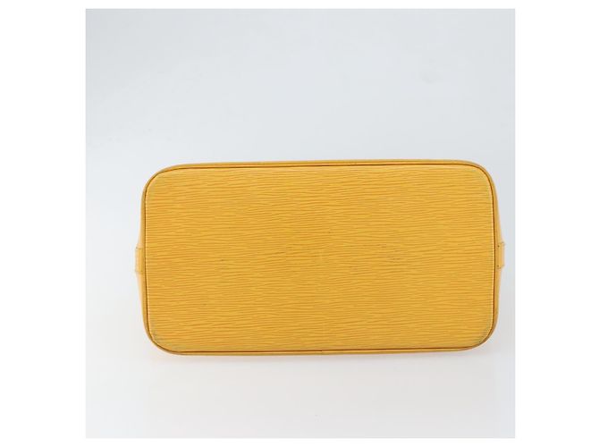 LOUIS VUITTON Borsa a Mano Epi Alma Gialla M52149 LV Auth 153501 Giallo - vista 5
