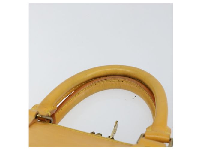 LOUIS VUITTON Borsa a Mano Epi Alma Gialla M52149 LV Auth 153501 Giallo - vista 8