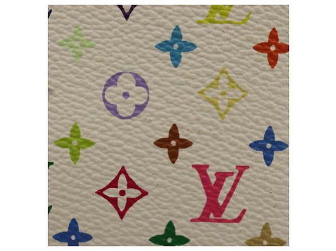 LOUIS VUITTON Multicolor Agenda PM Day Planner Cover White R21074 Auth gh1347V - view 3