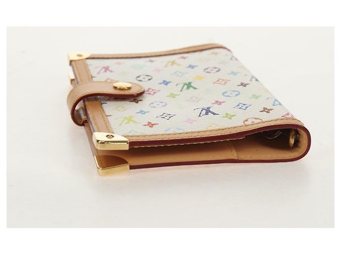 LOUIS VUITTON Multicolor Agenda PM Day Planner Cover White R21074 Auth gh1347V - view 6