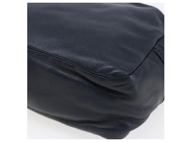 Borsa a Spalla Anagram LOEWE in Pelle Blu Navy Auth bs30840 - vista 15