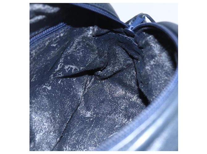 Borsa a Spalla Anagram LOEWE in Pelle Blu Navy Auth bs30840 - vista 18