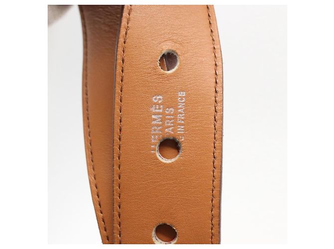 Hermès HERMES Marsupio in pelle rosso argento autentico bs30804 - vista 15