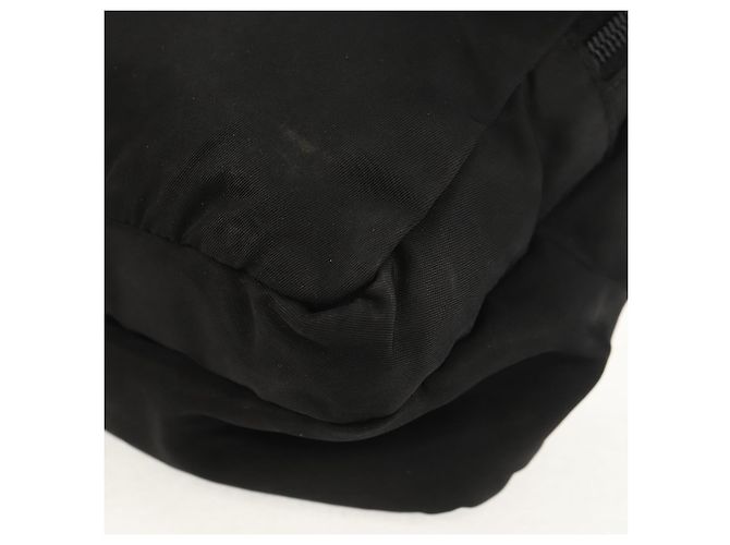 Borsa a Spalla PRADA in Nylon Nero Argento Autentica bs30726 - vista 17