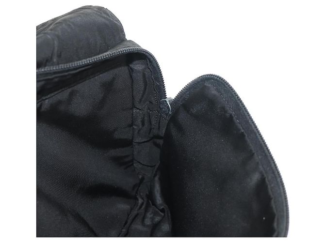 Borsa a Spalla PRADA in Nylon Nero Argento Autentica bs30726 - vista 25