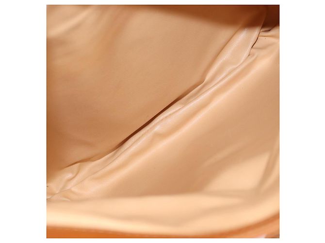 Céline Borsa a Spalla CELINE in Pelle Marrone Oro Auth 152085 D'oro - vista 11