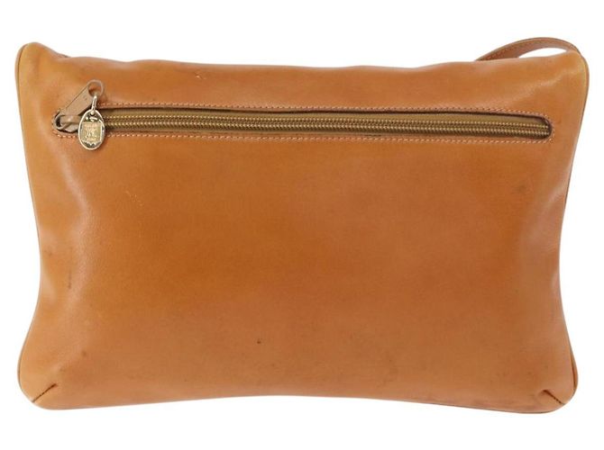 Céline Borsa a Spalla CELINE in Pelle Marrone Oro Auth 152085 D'oro - vista 2