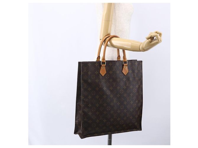 LOUIS VUITTON Borsa Sac Plat Monogram M51140 LV Auth bs30686 Monogramma - vista 19