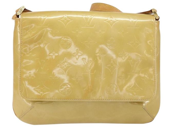 LOUIS VUITTON Monogram Vernis Thompson Street Bag Beige M91301 LV Auth bs30695 - view 13