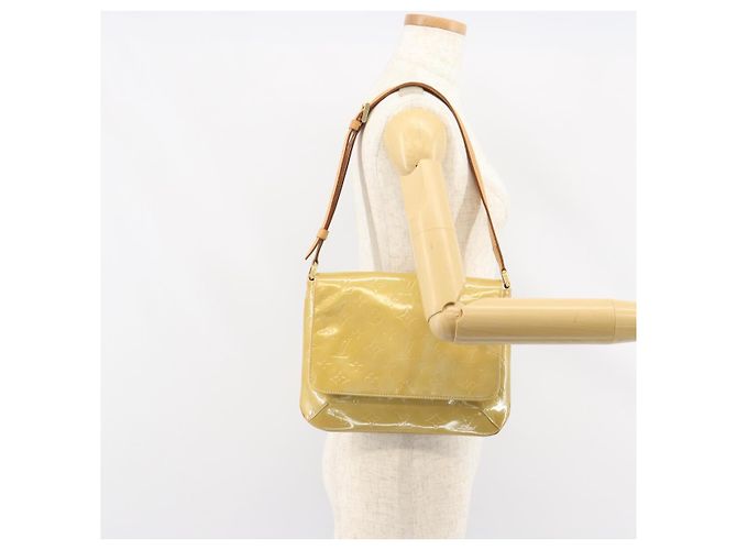 LOUIS VUITTON Monogram Vernis Thompson Street Bag Beige M91301 LV Auth bs30695 - view 23