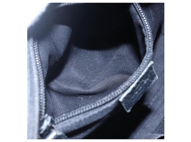 Borsa a mano Gucci GG Canvas Web Sherry Line Nero Rosso Verde 131228 Auth 152084 - vista 22