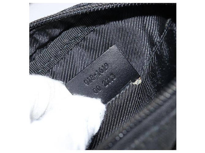 Borsa a Spalla GG Canvas Gucci Nera Auth 152032 Nero - vista 12