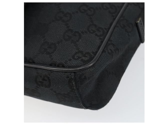 Borsa a Spalla GG Canvas Gucci Nera Auth 152032 Nero - vista 14
