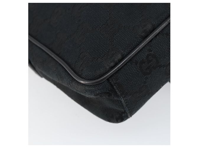 Borsa a Spalla GG Canvas Gucci Nera Auth 152032 Nero - vista 16