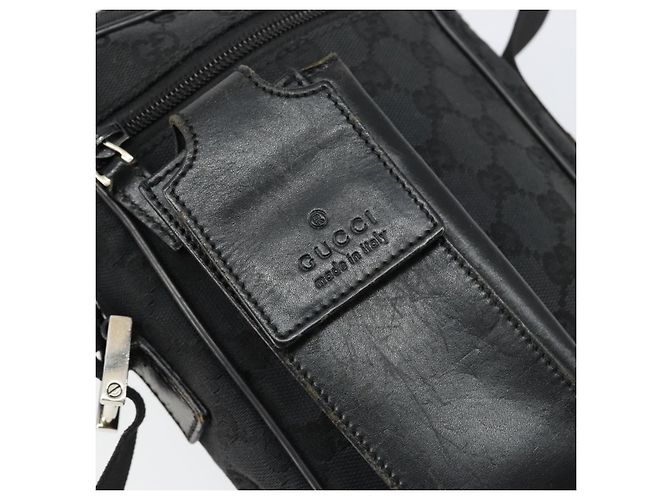 Borsa a Spalla GG Canvas Gucci Nera Auth 152032 Nero - vista 17