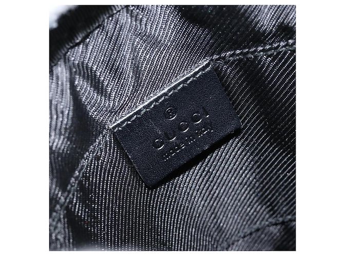 Borsa a Spalla GG Canvas Gucci Nera Auth 152032 Nero - vista 18