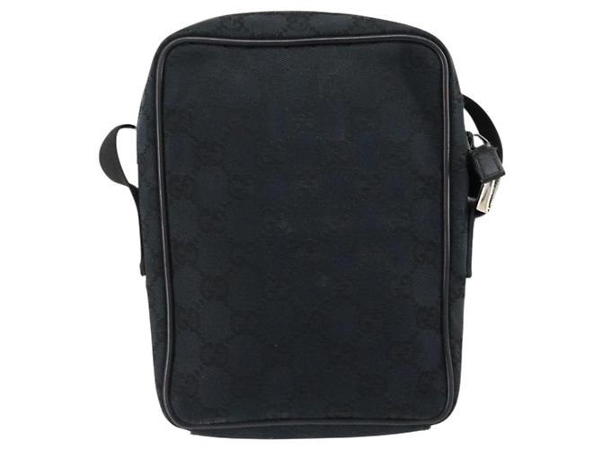 Borsa a Spalla GG Canvas Gucci Nera Auth 152032 Nero - vista 2