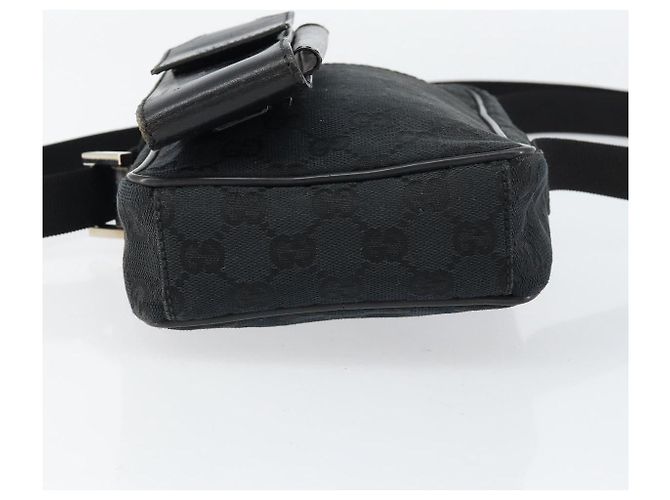 Borsa a Spalla GG Canvas Gucci Nera Auth 152032 Nero - vista 5
