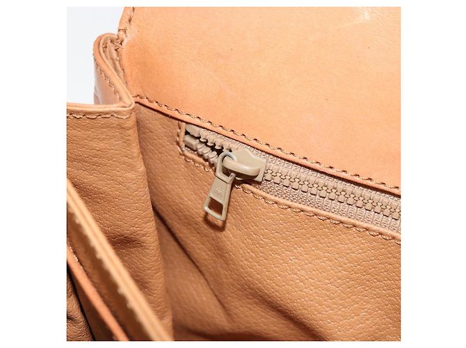 Céline Borsa a Spalla in Tela Macadam CELINE in Pelle PVC Beige Oro Auth BA7520 D'oro - vista 22