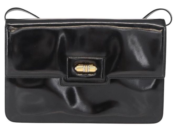 Borsa a Spalla GUCCI Smalto Nero Oro 004 33 0280 Auth ep11880 D'oro - vista 13