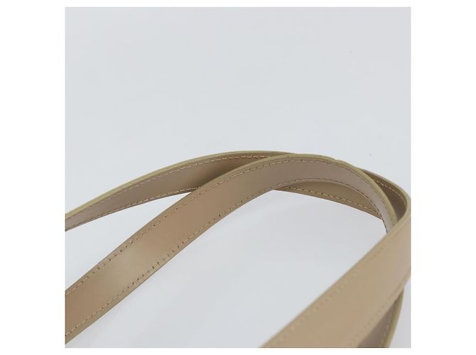CHANEL Nuova Borsa Tote da Viaggio Nylon Beige Oro CC Auth ep11691 D'oro - vista 8