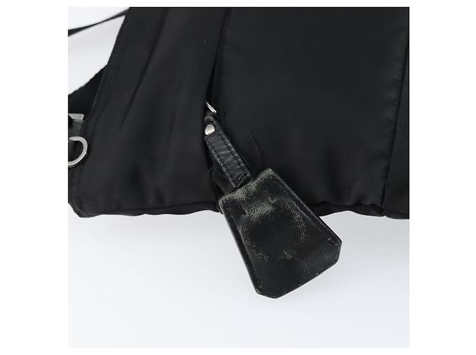 Borsa a Spalla PRADA Nylon Nero Argento Autentica ep11849 - vista 19