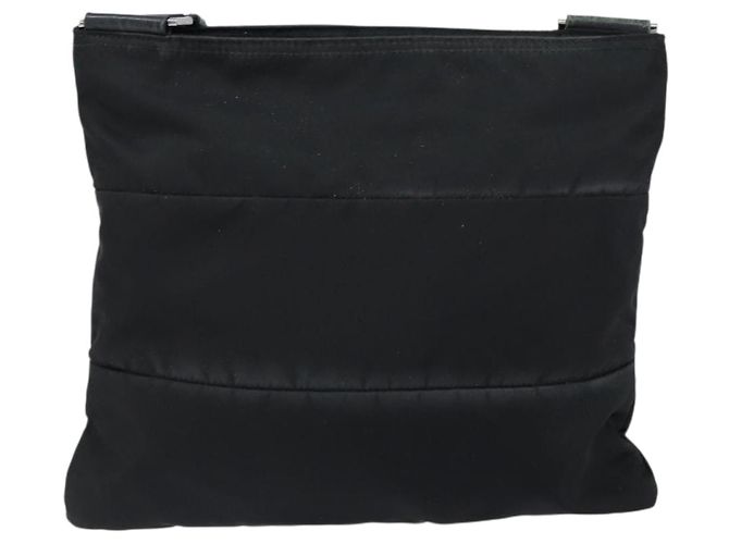 Borsa a Spalla PRADA Nylon Nero Argento Autentica ep11849 - vista 2