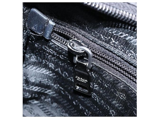 Borsa a Spalla PRADA Nylon Nero Argento Autentica ep11849 - vista 23