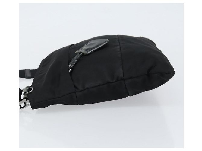 Borsa a Spalla PRADA Nylon Nero Argento Autentica ep11849 - vista 4