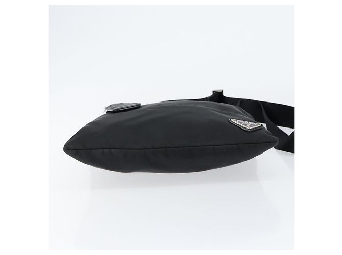 Borsa a Spalla PRADA Nylon Nero Argento Autentica ep11849 - vista 5