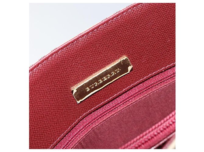 Burberry Borsa Tote Nova Check in Tela e Pelle Beige Oro Auth ep11704 D'oro - vista 10