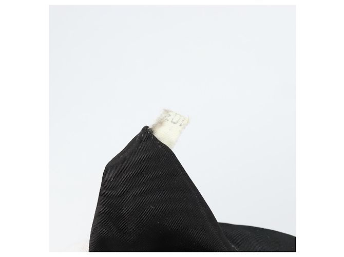 Bolsa de Ombro PRADA Nylon Preto Prata Autêntica 149732 - vista 12
