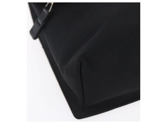 Borsa a Spalla Vala in Tela Nera Argento Auth BA7986 di Salvatore Ferragamo Nero - vista 14