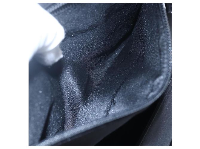 Borsa a Spalla Vala in Tela Nera Argento Auth BA7986 di Salvatore Ferragamo Nero - vista 21