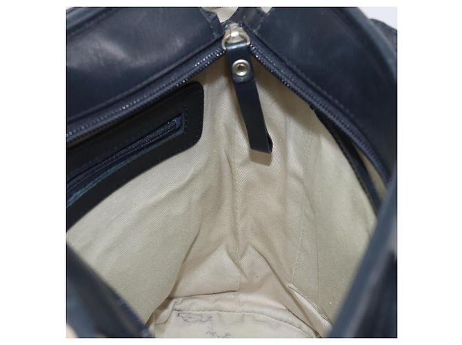 Burberry Borsa Tote in Tela Avorio Argento Auth am9747 Crudo - vista 18
