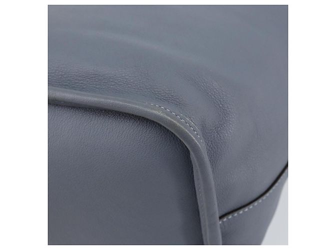 LOEWE Borsa a Spalla Anagramma Pelle Blu Oro Auth mr1567 D'oro - vista 16