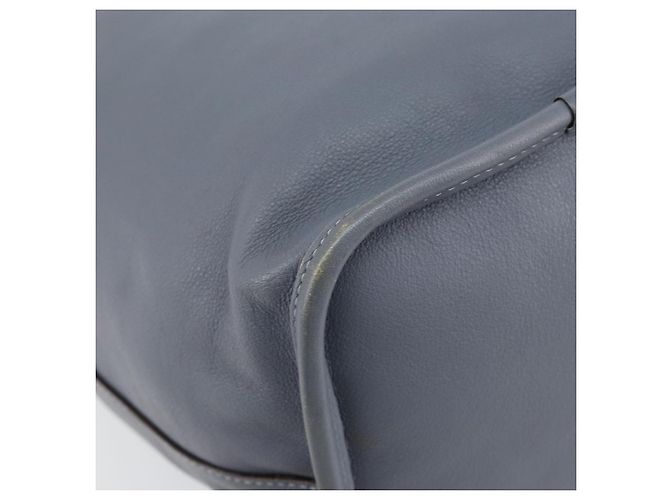 LOEWE Borsa a Spalla Anagramma Pelle Blu Oro Auth mr1567 D'oro - vista 17