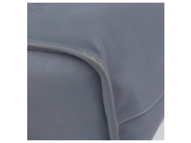 LOEWE Borsa a Spalla Anagramma Pelle Blu Oro Auth mr1567 D'oro - vista 8