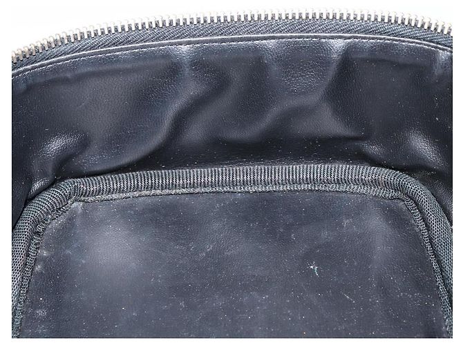 Pochette Vanity CHANEL COCO Mark in Pelle Caviar Nera Oro CC Auth gh1283 Nero D'oro - vista 21