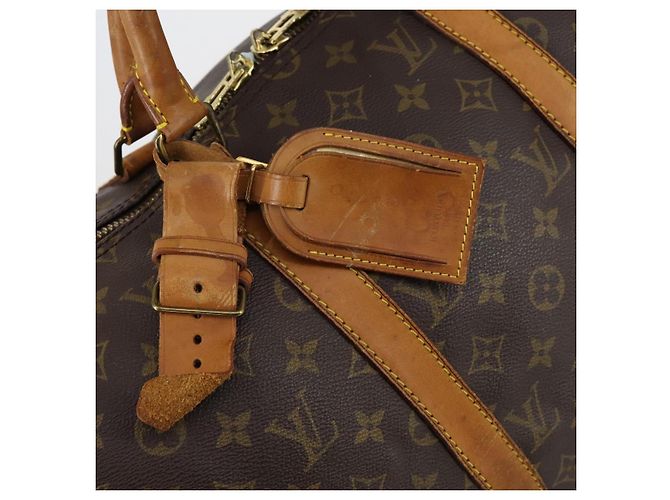 LOUIS VUITTON Borsa Boston Monogram Keepall 50 M41426 LV Auth 152321 Monogramma - vista 19