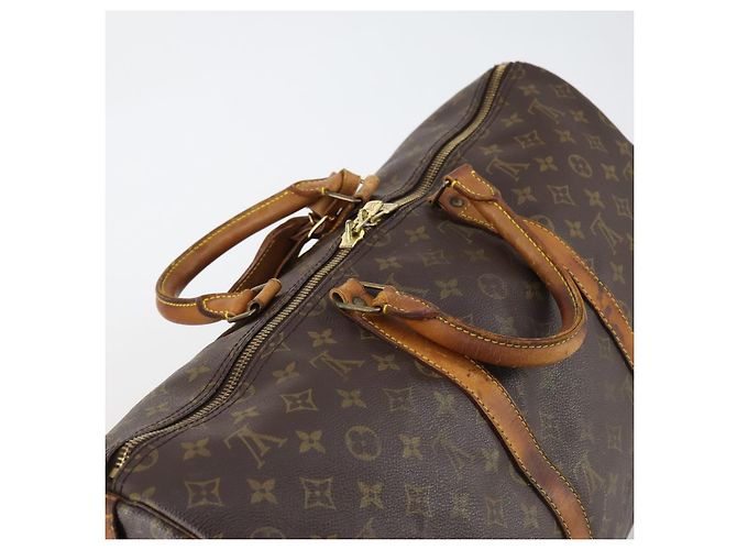 LOUIS VUITTON Borsa Boston Monogram Keepall 50 M41426 LV Auth 152321 Monogramma - vista 6