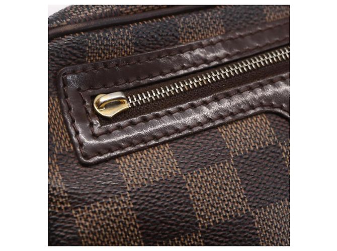 LOUIS VUITTON Pochette Billets Damier Ebene Macau Borsa Clutch N61739 Auth BA7931 - vista 10