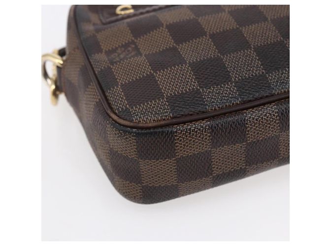 LOUIS VUITTON Pochette Billets Damier Ebene Macau Borsa Clutch N61739 Auth BA7931 - vista 15