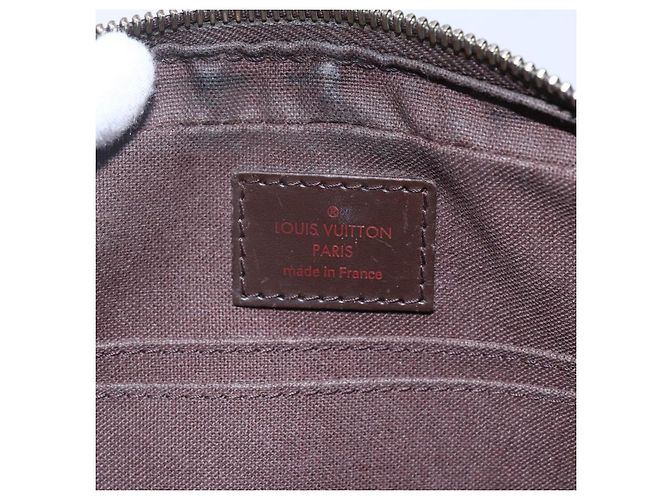 LOUIS VUITTON Pochette Billets Damier Ebene Macau Borsa Clutch N61739 Auth BA7931 - vista 20