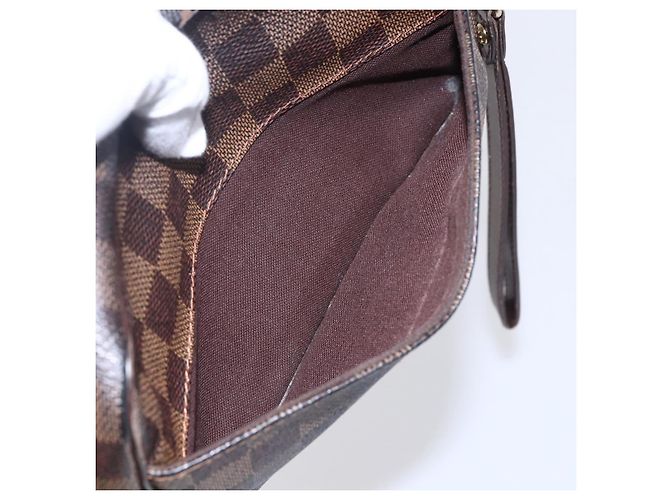 LOUIS VUITTON Pochette Billets Damier Ebene Macau Borsa Clutch N61739 Auth BA7931 - vista 26